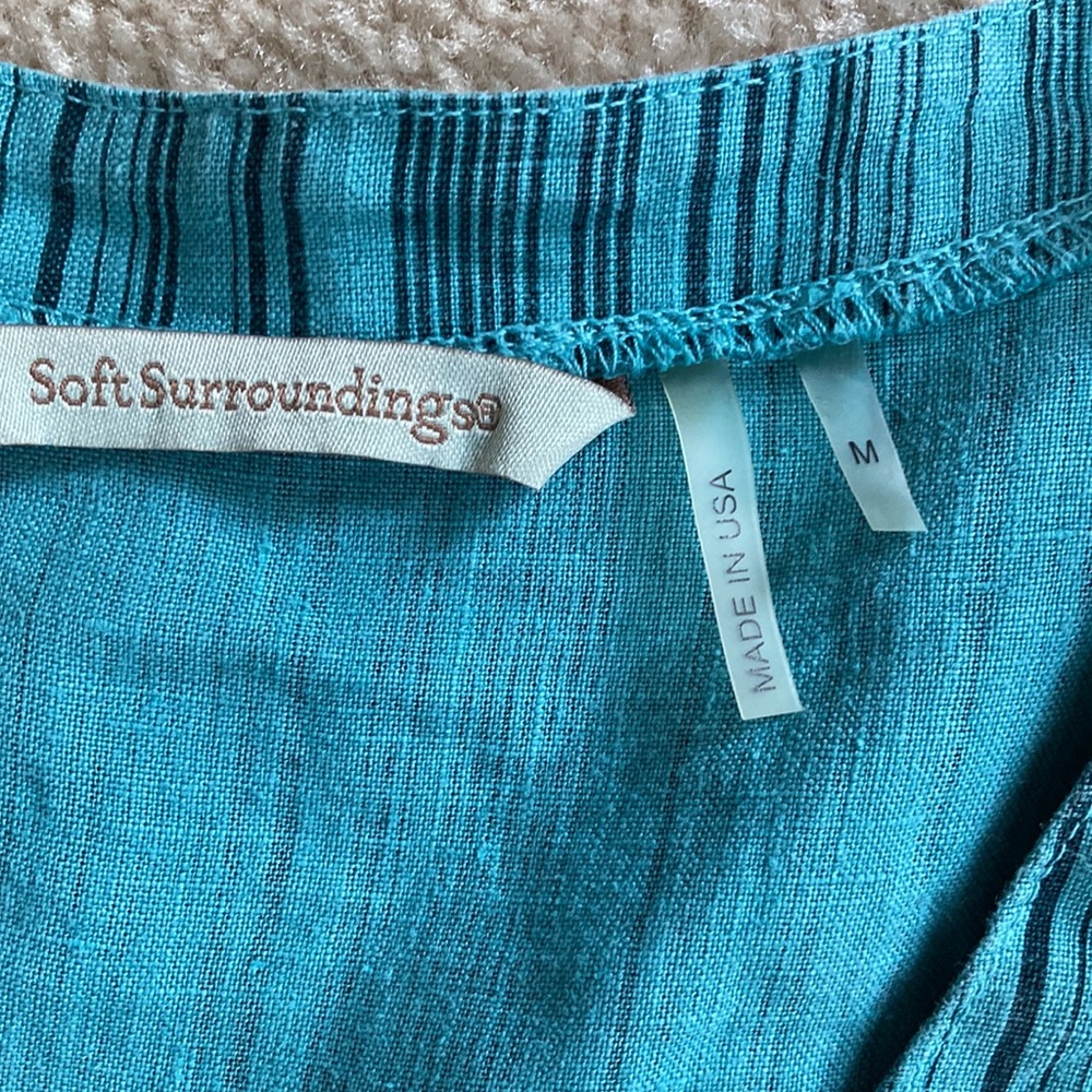 Striped 100% linen tunic - Picture 6 of 7
